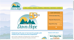 Desktop Screenshot of dawnofhope.com