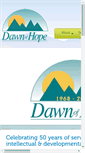 Mobile Screenshot of dawnofhope.com